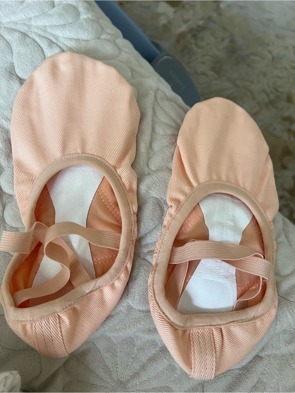 Ballet Slippers in Peach Pink fits 7 or 7.5